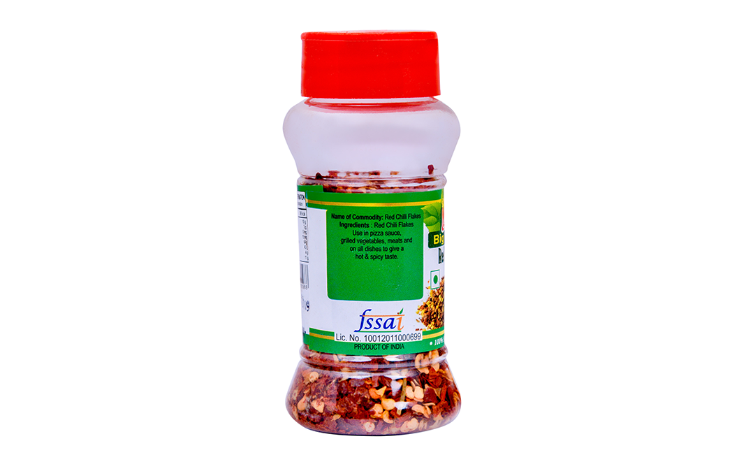 Big Bell Red Chilli Flakes    Plastic Bottle  50 grams